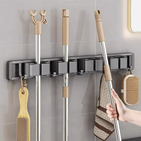 Wall Mounted Mop/Broom Holder