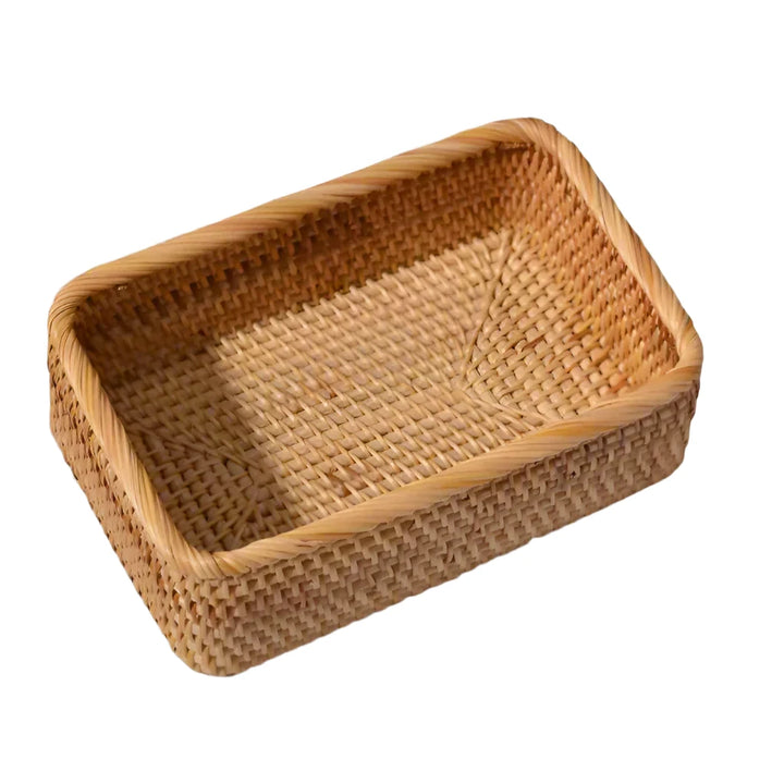 Rattan Storage Basket Organizer 3 Sizes - My Place Organized